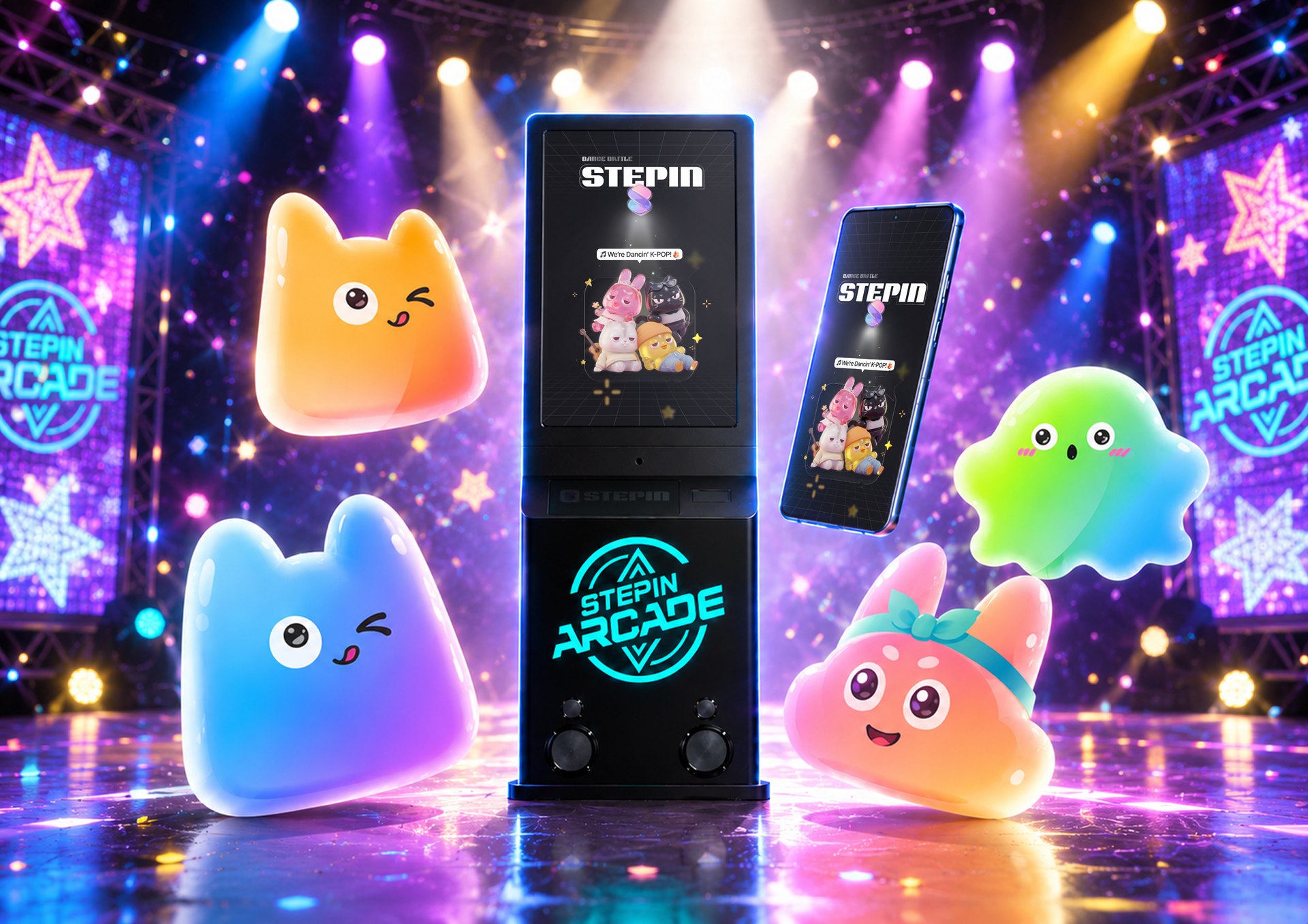 STEPIN ARCADE & APP ecosystem