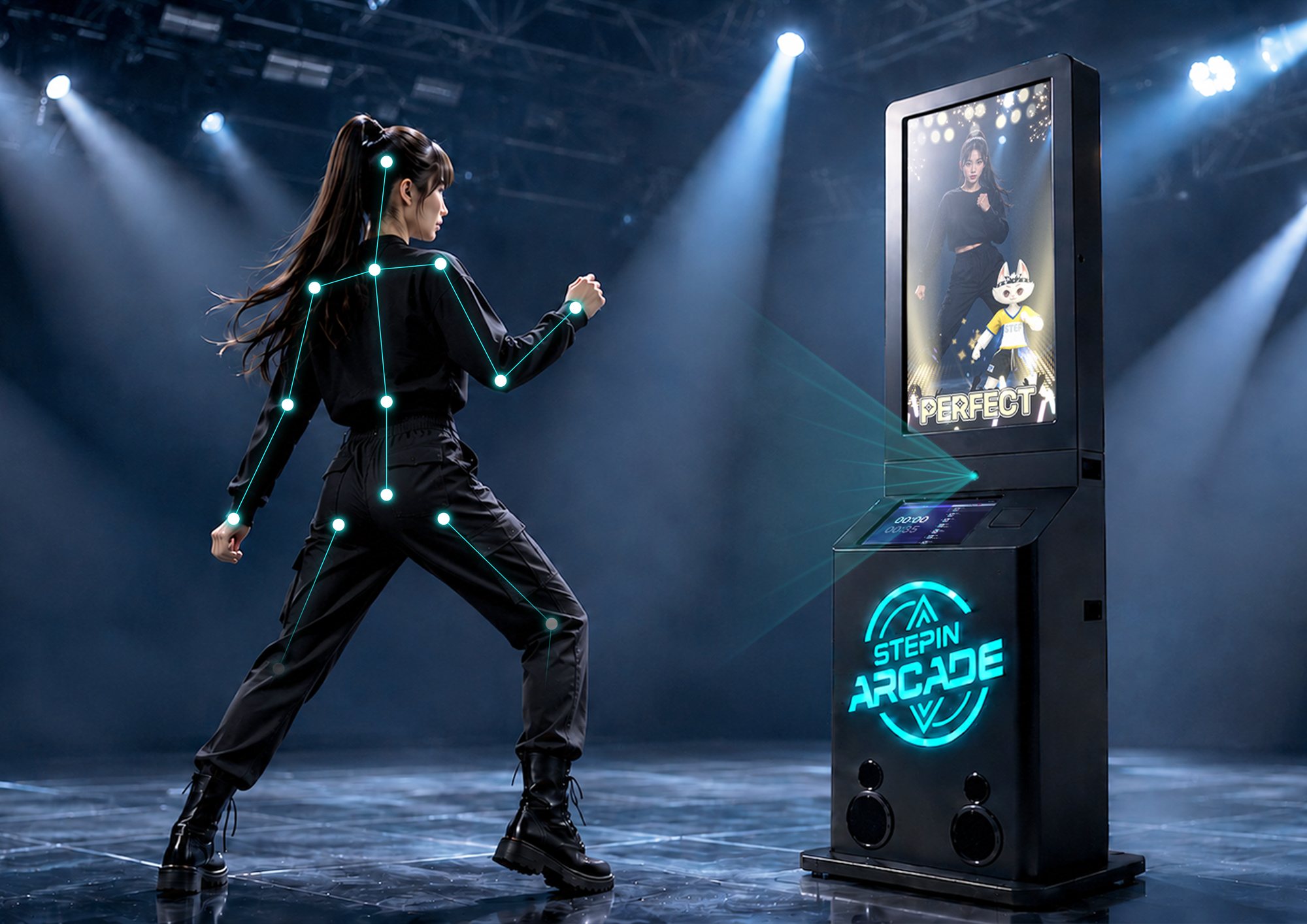 STEPIN ARCADE 3D pose tracking